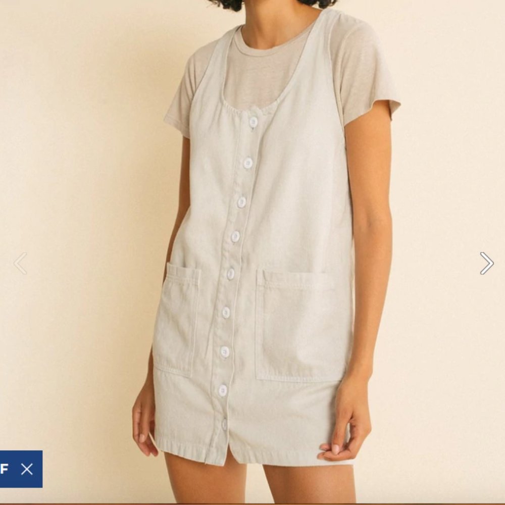 Jungmaven Jumper Washed White Size L